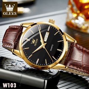 OLEVS 6898 Luxury Waterproof Wrist Quartz Watch For Mens