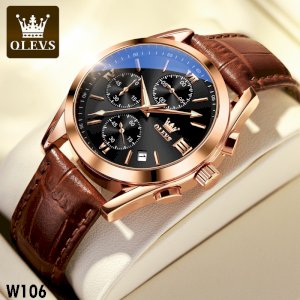 OLEVS 2872 Waterproof Quartz Fashion Watch for Men