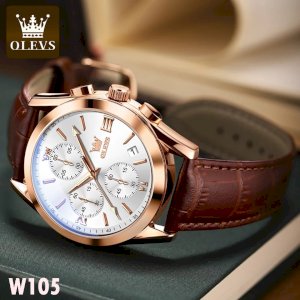 OLEVS 2872 Waterproof Quartz Fashion Watch for Men