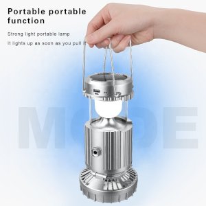 Multi functional Waterproof Solar Energy Fan / Tent Light for Outdoor