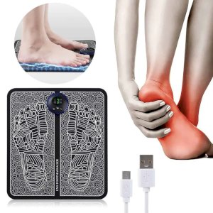 Electric EMS Foot Massager Pad Foot Massage Mat Feet Muscle Stimulator Improve Blood Circulation Relieve Ache Pain Health Care