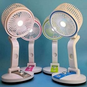 Rechargable Folding Fan Ultra With LED Light