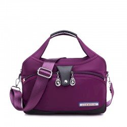 Large Capacity Waterproof Anti-theft Fashion Lades Bag ( Maroon color )