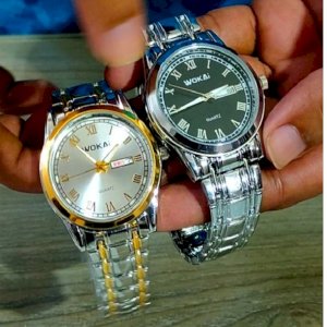 Wokai Stainless Stell Water Proof Men'S Quartz Watches