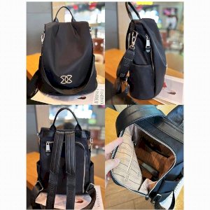 Women Large Capacity Outdoor Tote Bag Black Color