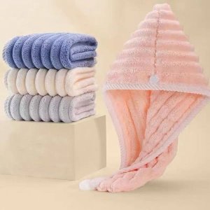 Microfiber Hair Towel (Gray)