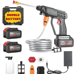  Rechargeable Double  Battery Car Washing Gun