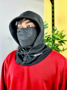 Winter Mask  with Cap (Black & Gray)