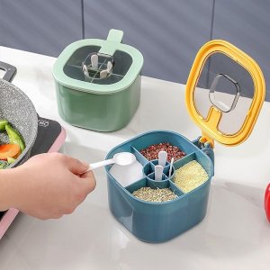  4-in-1 Multi-Compartment Spice Box 