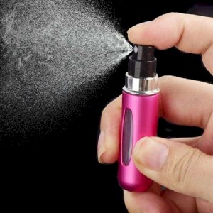( 3 Pcs)5ml Portable Mini Refillable Aluminum Perfume Bottle