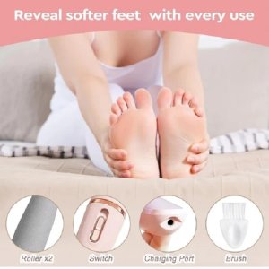 Electric Foot File Scraper Callus Remover& Pedicure
